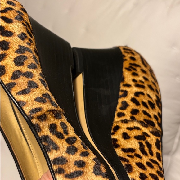 Talbots size 8M Laney wedges calf hair - Picture 16 of 17